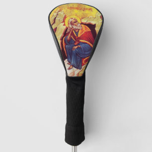 Greek orthodox icon of Prophet Elijah Golf Head Cover