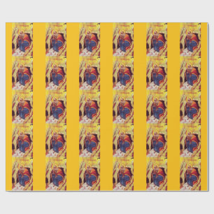 Greek orthodox icon of Prophet Elijah Wrapping Paper
