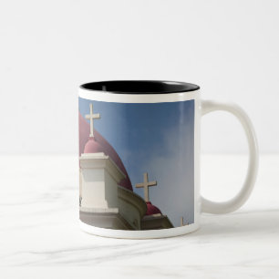 Greek Orthodox Monastery 2 Two-Tone Coffee Mug