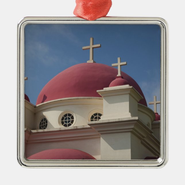 Greek Orthodox Monastery Metal Tree Decoration (Front)