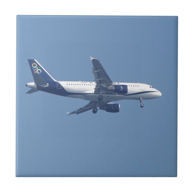 Greek Passenger Jet Tile (Front)