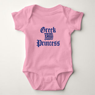 Greek Princess Baby Bodysuit