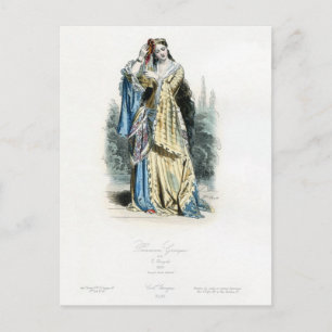 Greek Princess Traditional Costume Postcard