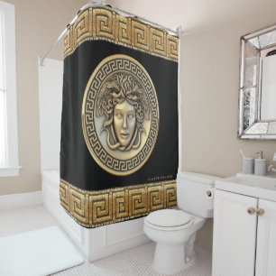 Greek Revival Medusa DeOr Shower Curtain