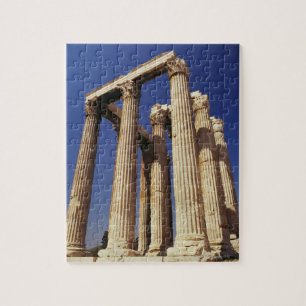 Greek ruins, Athens, Greece Jigsaw Puzzle