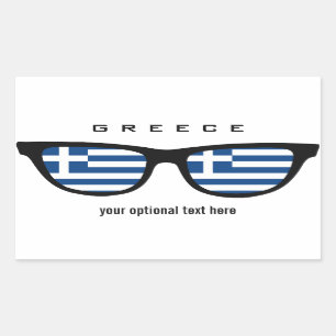 Greek Shades custom stickers