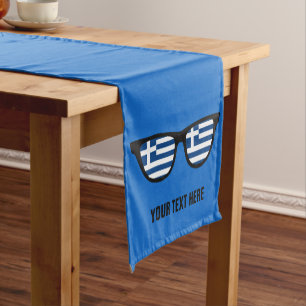 Greek Shades custom table runners