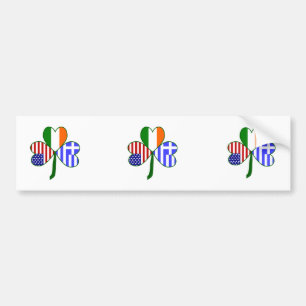 Greek Shamrock Bumper Sticker