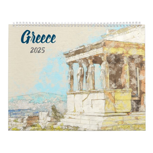 Greek sketches calendar 2025 (Cover)