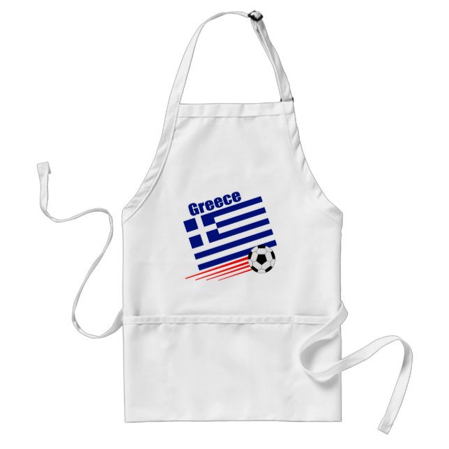 Greek Soccer Team Standard Apron (Front)