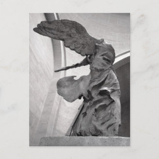 Greek Statue Winged Victory of Samothrace Nike Postcard