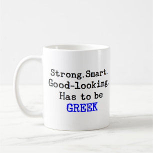 greek strong coffee mug