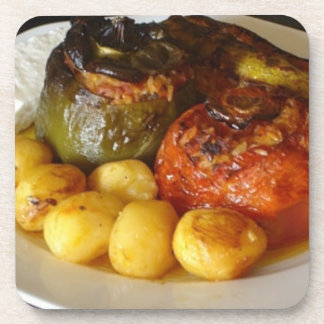 Greek stuffed vegetables (Gemista) Coaster