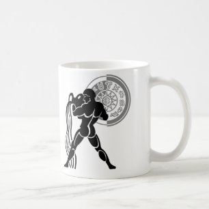 Greek style Aquarius man pouring water Coffee Mug