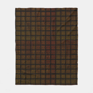 Greek style  fleece blanket