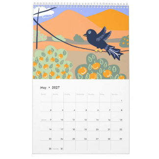 Greek Summer Scenes & Patterns Calendar