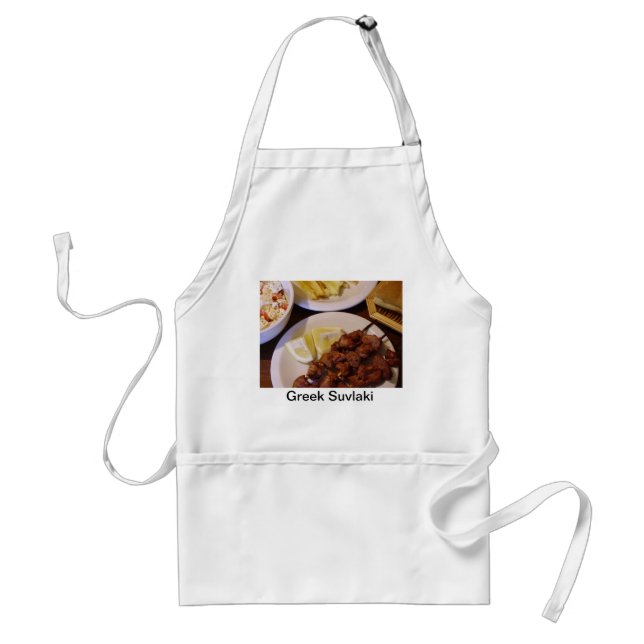 Greek Suvlaki - Pork Shish Kabobs Standard Apron (Front)