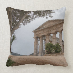 Greek temple at Segesta, Sicily Cushion