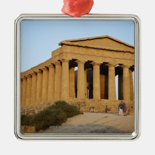 Greek Temple Metal Tree Decoration