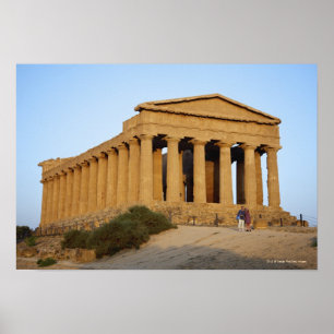 Greek Temple Poster