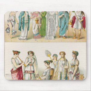 Greek Theatrical Dress Mouse Pad