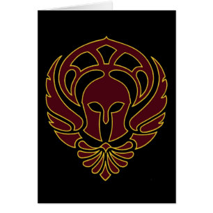 Greek Warrior Card
