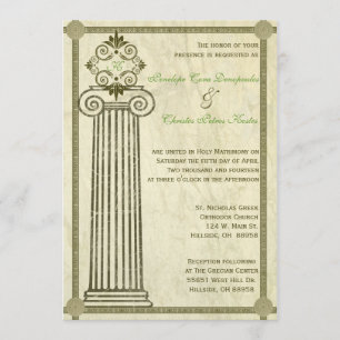 Greek Wedding Invitation