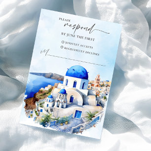 Greek Wedding RSVP Response Card