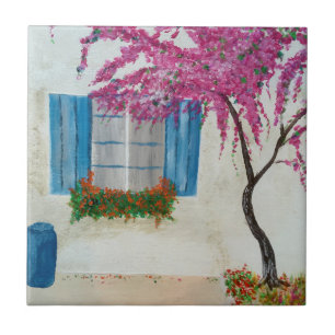 Greek window    ceramic tile