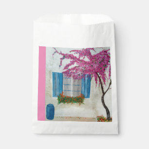 Greek window favour bag