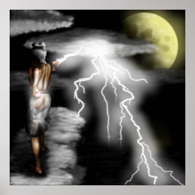 GreekGods-Zeus Poster (Front)