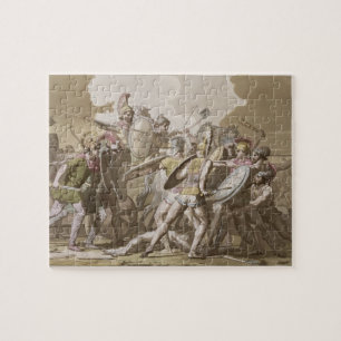 Greeks and Trojans Fight over the Body of Patroclu Jigsaw Puzzle