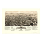 Greeley, CO Panoramic Map - 1882