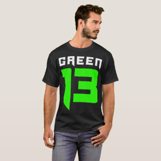Green 13 Logo (Black) T-Shirt