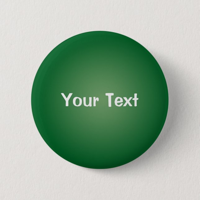 Green 2 1/4" Custom Text Button Template (Front)