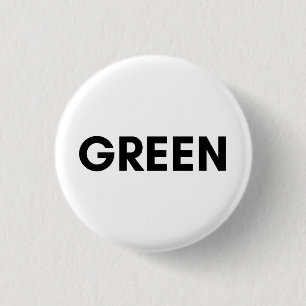 green 3 cm round badge