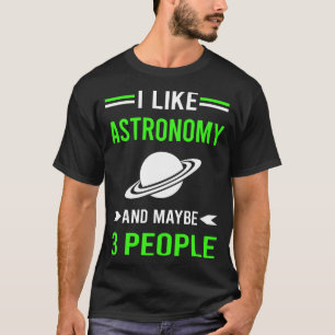 Green 3 People Astronomy T-Shirt