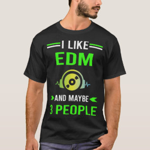 Green 3 People EDM T-Shirt