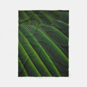 Green 3D wallpaper Fleece Blanket