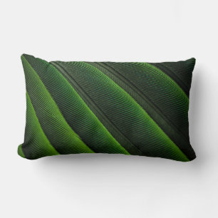 Green 3D wallpaper Lumbar Cushion