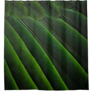 Green 3D wallpaper Shower Curtain