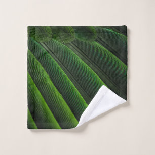 Green 3D wallpaper Wash Cloth