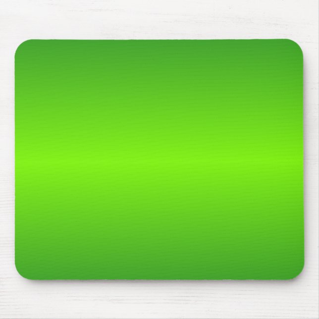 Green 4 - Lawn Green and Forest Green Gradient Mouse Pad (Front)