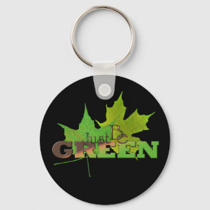 Green 5 key ring