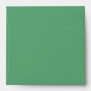 Green 5x5 Envelope to Match Invitation