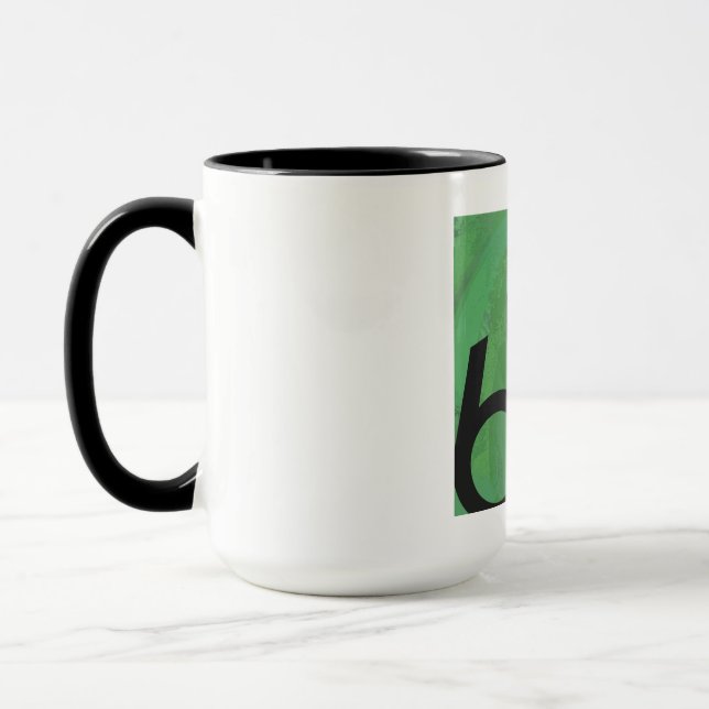 Green 60 Decade Birthday Mug (Left)