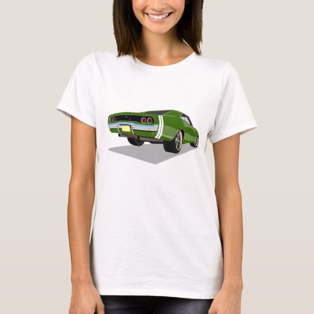 Green 68 Charger T-Shirt (Front)