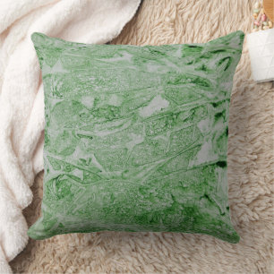 Green Abstact Cushion