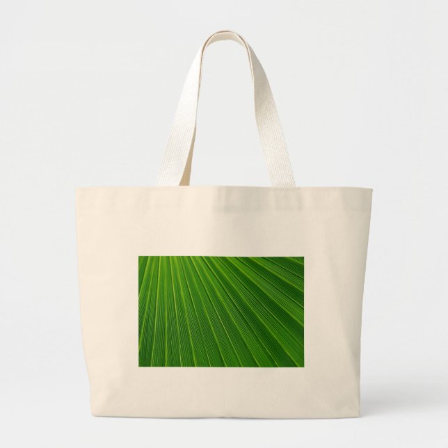 Green Abstract Background Large Tote Bag (Front)