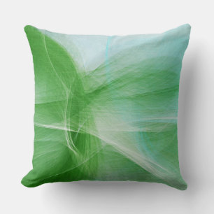 Green Abstract Cushion